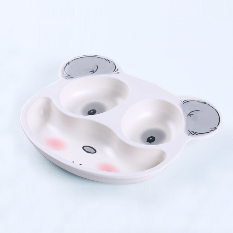 Kinder Teller Bambus Set | Nachhaltiges Baby Geschirr BPA frei