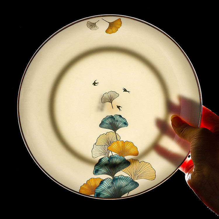 Ceramic Steak Plate Porcelain | Elegant Dinner Plate Kitchen