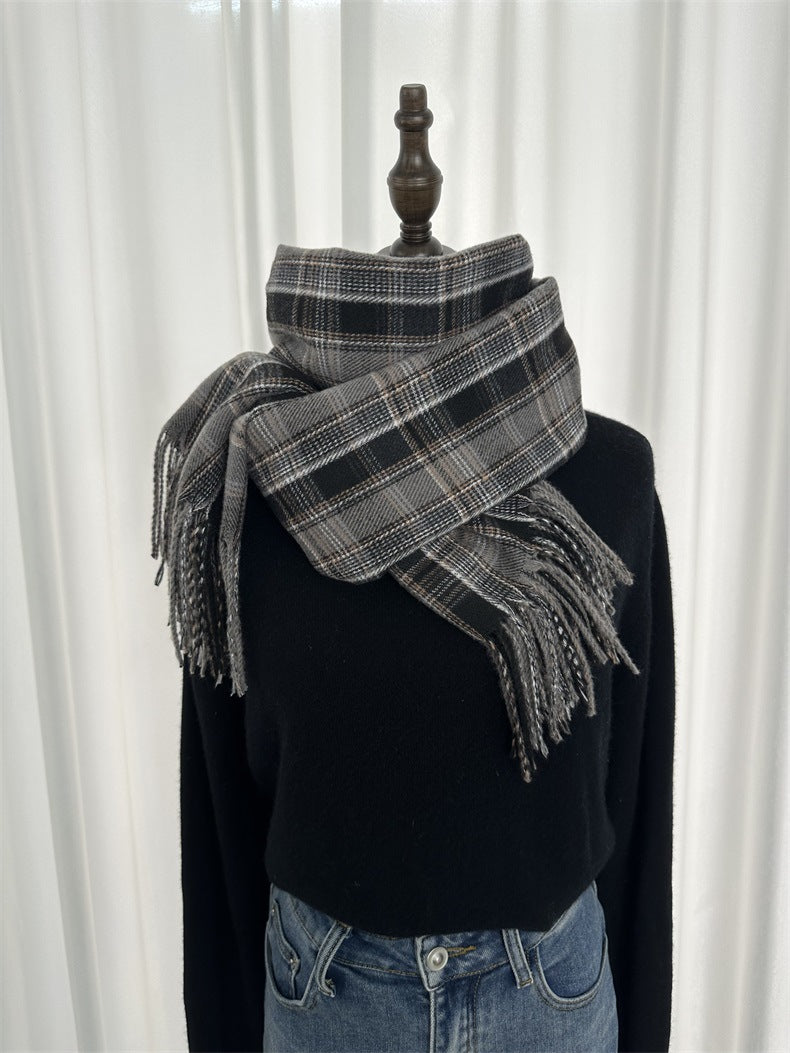 Women's Plaid Scarf Warm Soft Winter Long Fashion Scarf