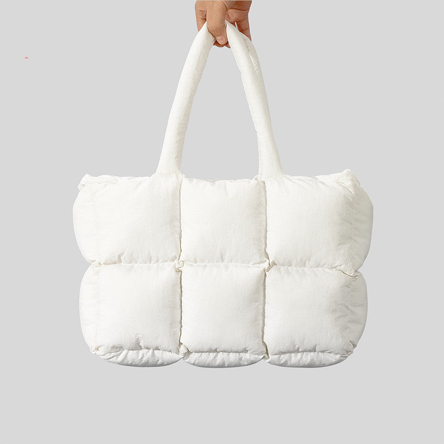 Women's Down Bag, Softly Padded – Stylish & Lightweight