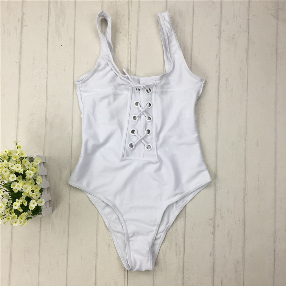 Women's Cut-Out One-Piece Swimsuit – Elegant Swimwear