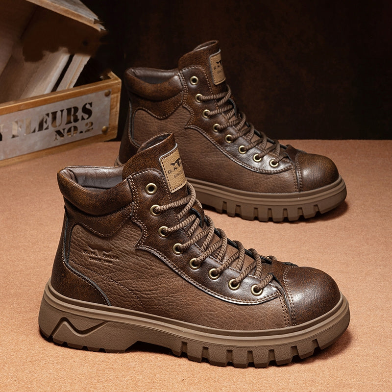 Men's Martin Boots High Top Platform – Trendy Worker Boots