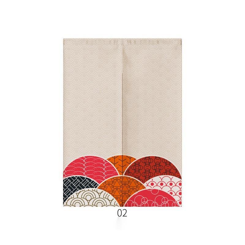 Japanese Noren Curtain | Ukiyo-e Modern Entrance Decor