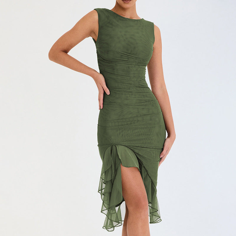 Summer Slim Fit Dress - Sleeveless Sexy Party & Club Dress