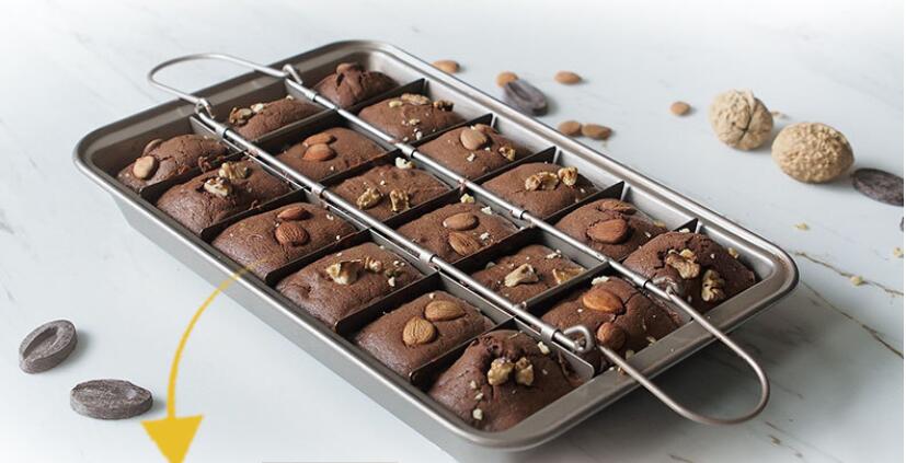 Square Brownie Baking Pan Non-Stick – Cake & Bread Baking Pan