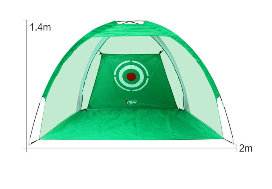 Golf Practice Net Tent with Hitting Cage | Outdoor Training Golf Net Garden