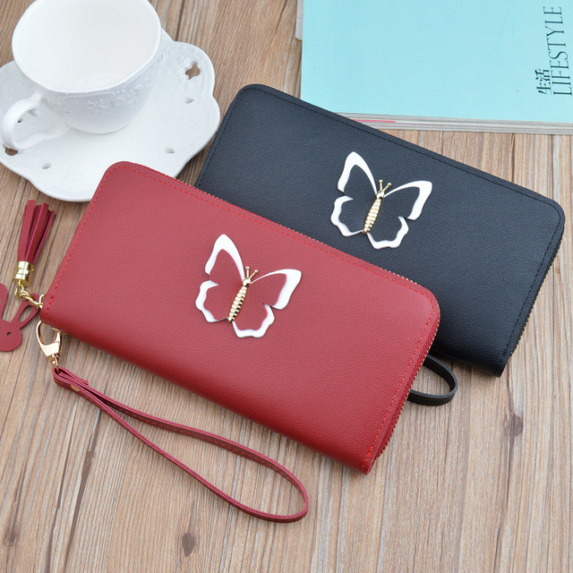 Women's Long Wallet | Elegant Zipper Purse