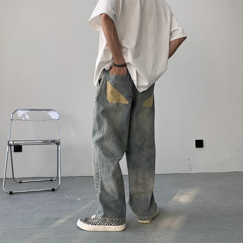 Men's Loose Fit Jeans Plus Size – Straight Leg Denim Pants