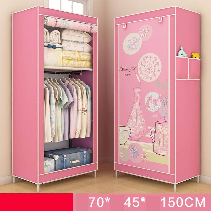 Fabric Wardrobe Dustproof | Foldable Single Room Organizer
