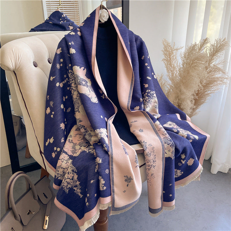 Women's Scarf Cashmere Look Warm Soft Elegant Buy