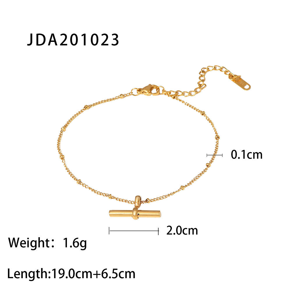 Elegant Stainless Steel Ankle Bracelet for Women – Stylish Anklet with a Modern Design