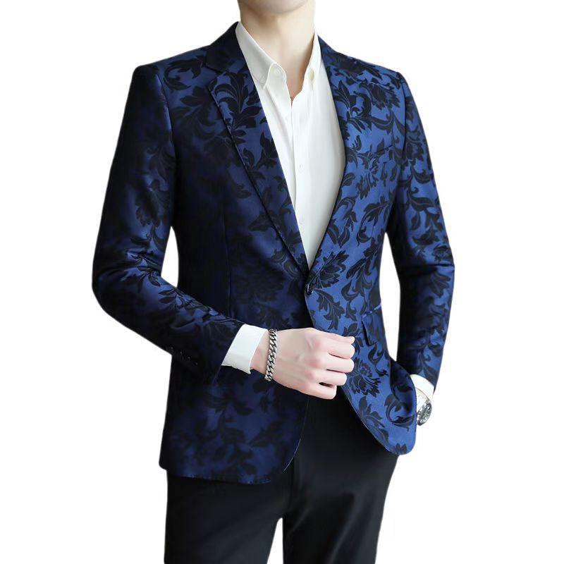 Men's Slim Fit Plain Blazer – Modern Spring Summer Blazer