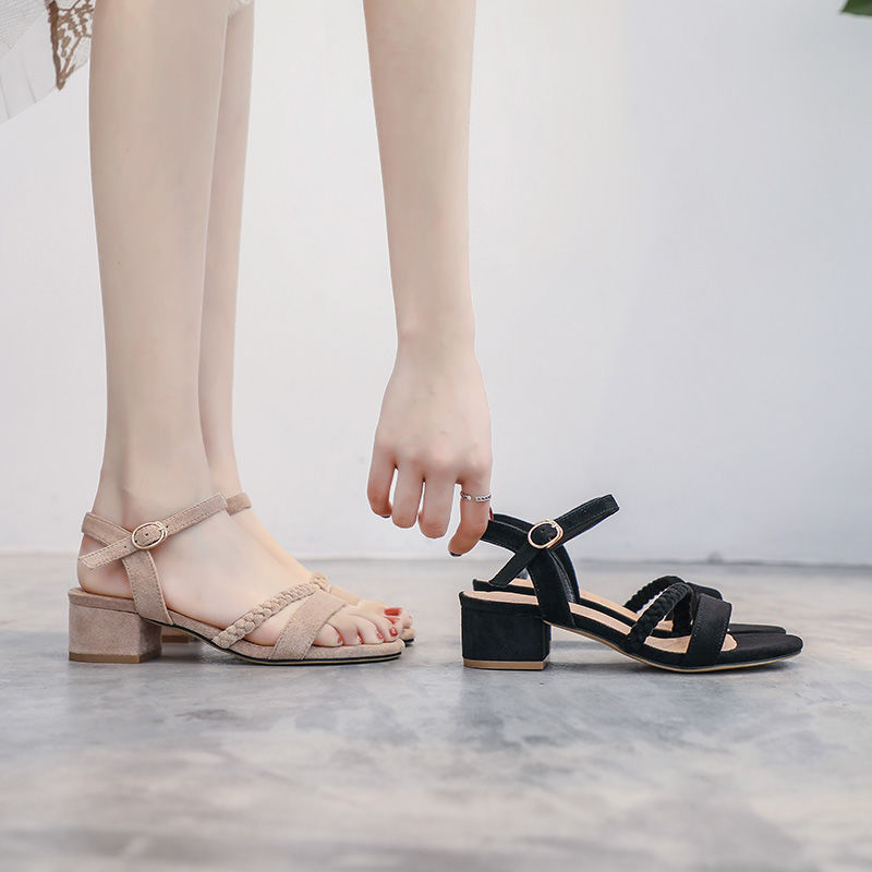 Women's Chunky Heel Sandals | Elegant Comfortable Summer Shoes