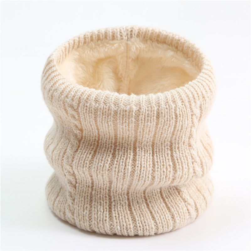 Men's Scarf Striped Fleece Warm Knit Winter Modern