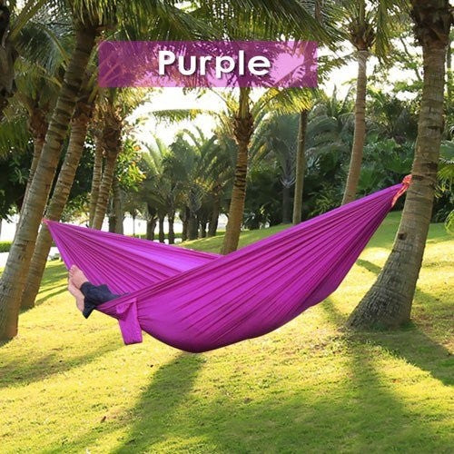 Ultralight Double Camping Hammock made from Parachute Nylon | Portable & Durable Outdoor