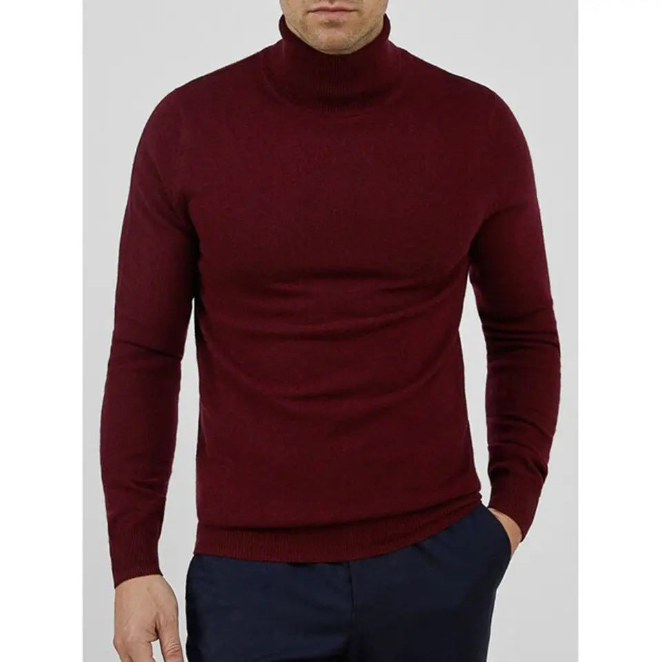 Men's Plain Knit Sweater – Stylish Casual Knit Sweater