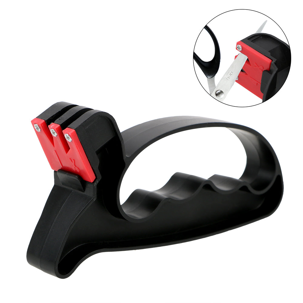 2-in-1 Knife Sharpener | Scissor Sharpener for Perfect Blades