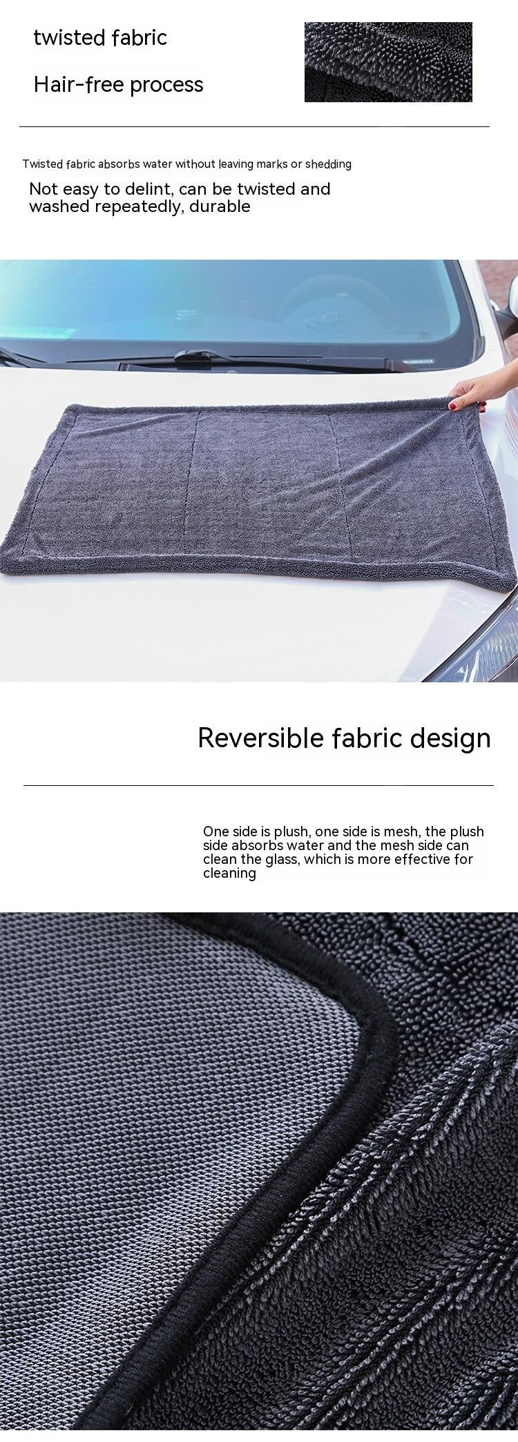 Microfiber Cleaning Cloth | Streak-free Glass Car buy