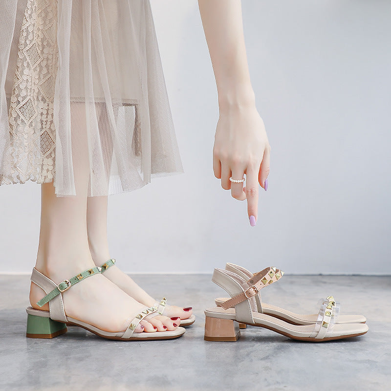 Women's Sandals with Buckle | Elegant Fashionable Summer Shoes
