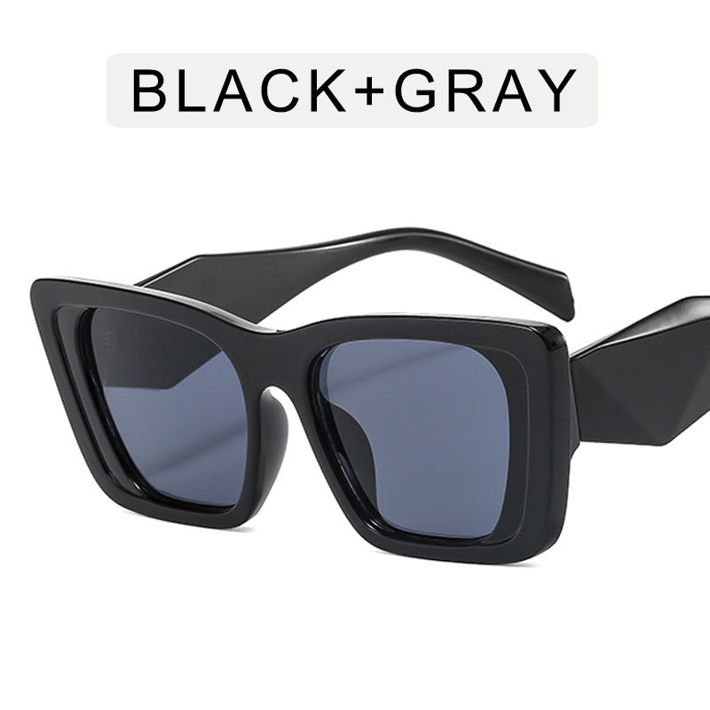 Retro Oversize Cat Eye Sonnenbrille | Damen UV400 Luxus