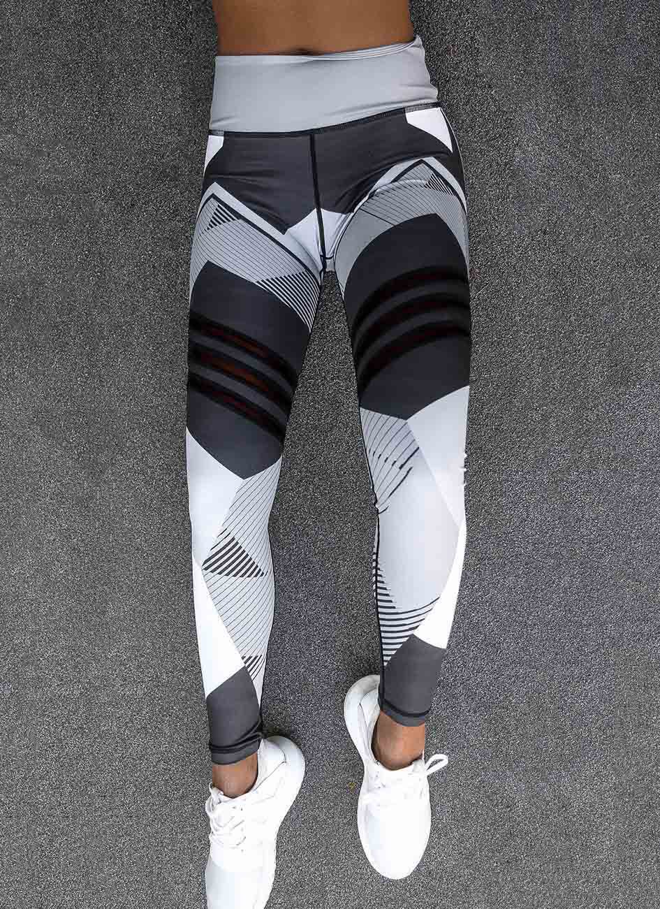 Reflective Yoga Leggings for Women | High Waist Sports Pants