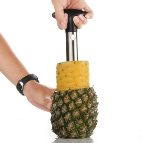 Stainless Steel Pineapple Corer - 3-in-1 Peeler, Corer, Slicer