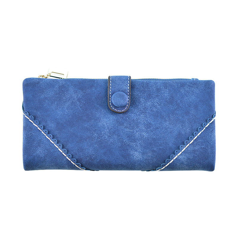 Women's Long Lace Wallet | Elegant Leather Purse