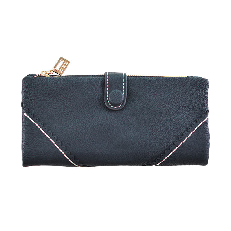 Women's Long Lace Wallet | Elegant Leather Purse