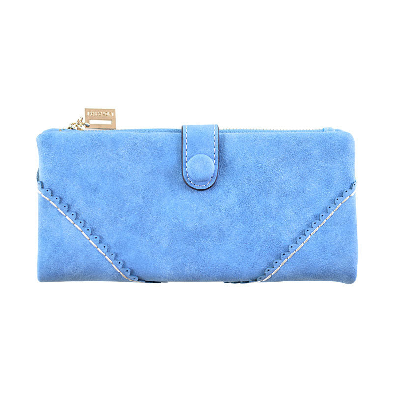 Women's Long Lace Wallet | Elegant Leather Purse