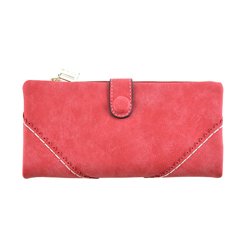 Women's Long Lace Wallet | Elegant Leather Purse