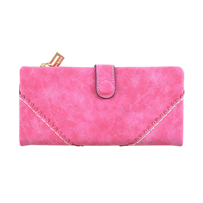 Women's Long Lace Wallet | Elegant Leather Purse