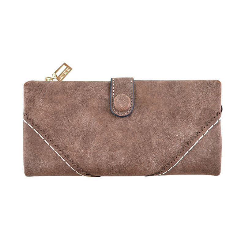 Women's Long Lace Wallet | Elegant Leather Purse