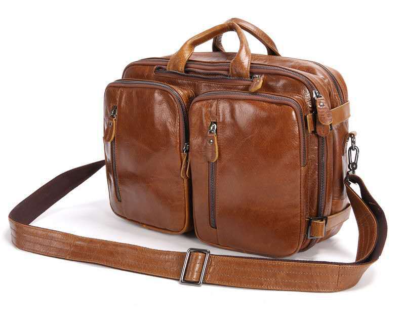 Men's Multifunctional Business Bag Made of Imported Genuine Leather – Premium Laptop Bag