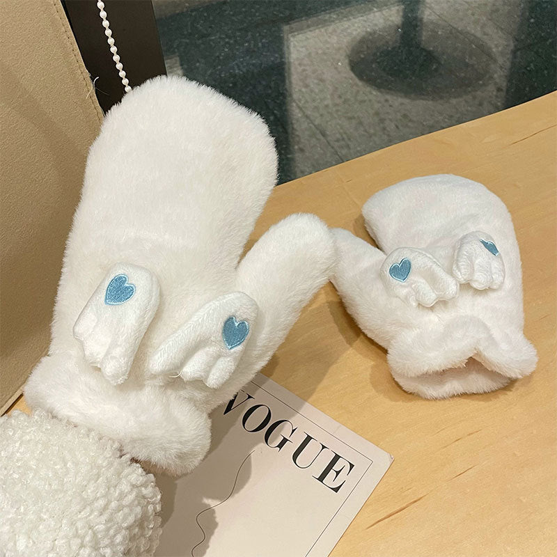 Damen Flügel Handschuhe Korean Style – Süß Warm Herbst Winter