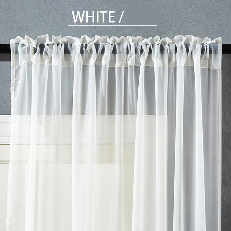 Cotton Linen Curtain | Modern lightweight plain natural