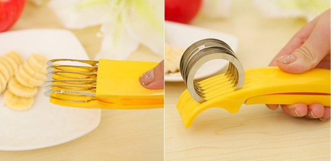 Banana Slicer Stainless Steel | Fruit Sausage Slicer Kitchen Helper