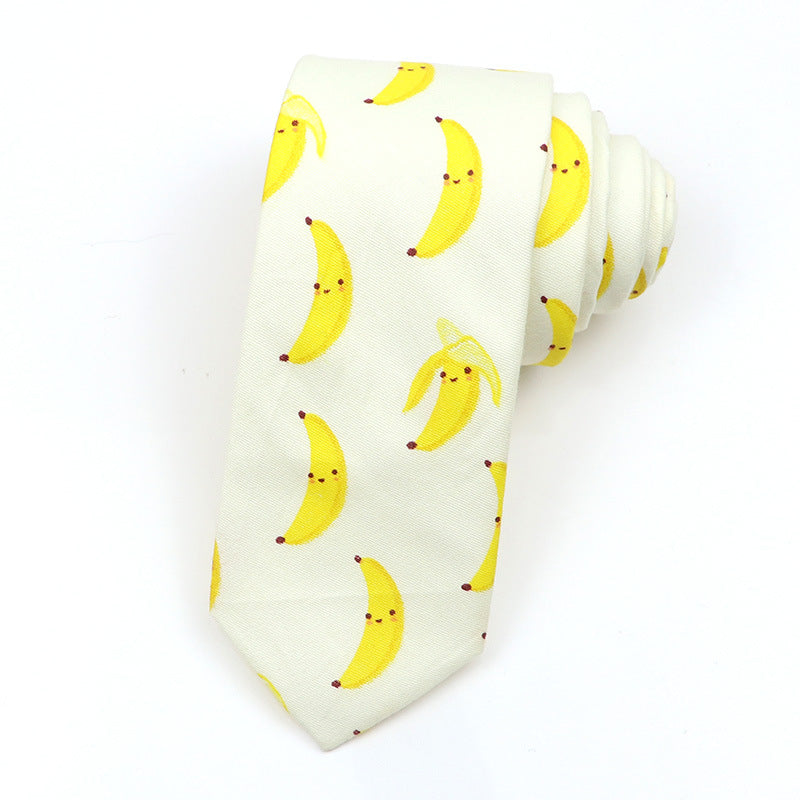 Slim Tie Men's Cotton Korean Slim Modern Elegant