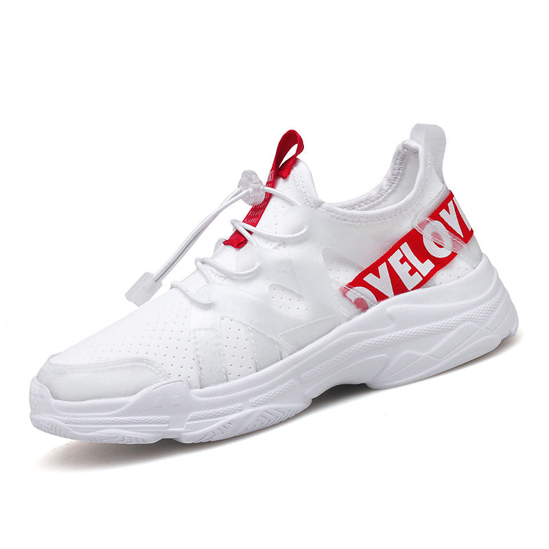 Damen Mesh Sneaker Korean Style | Weiße Sommerschuhe