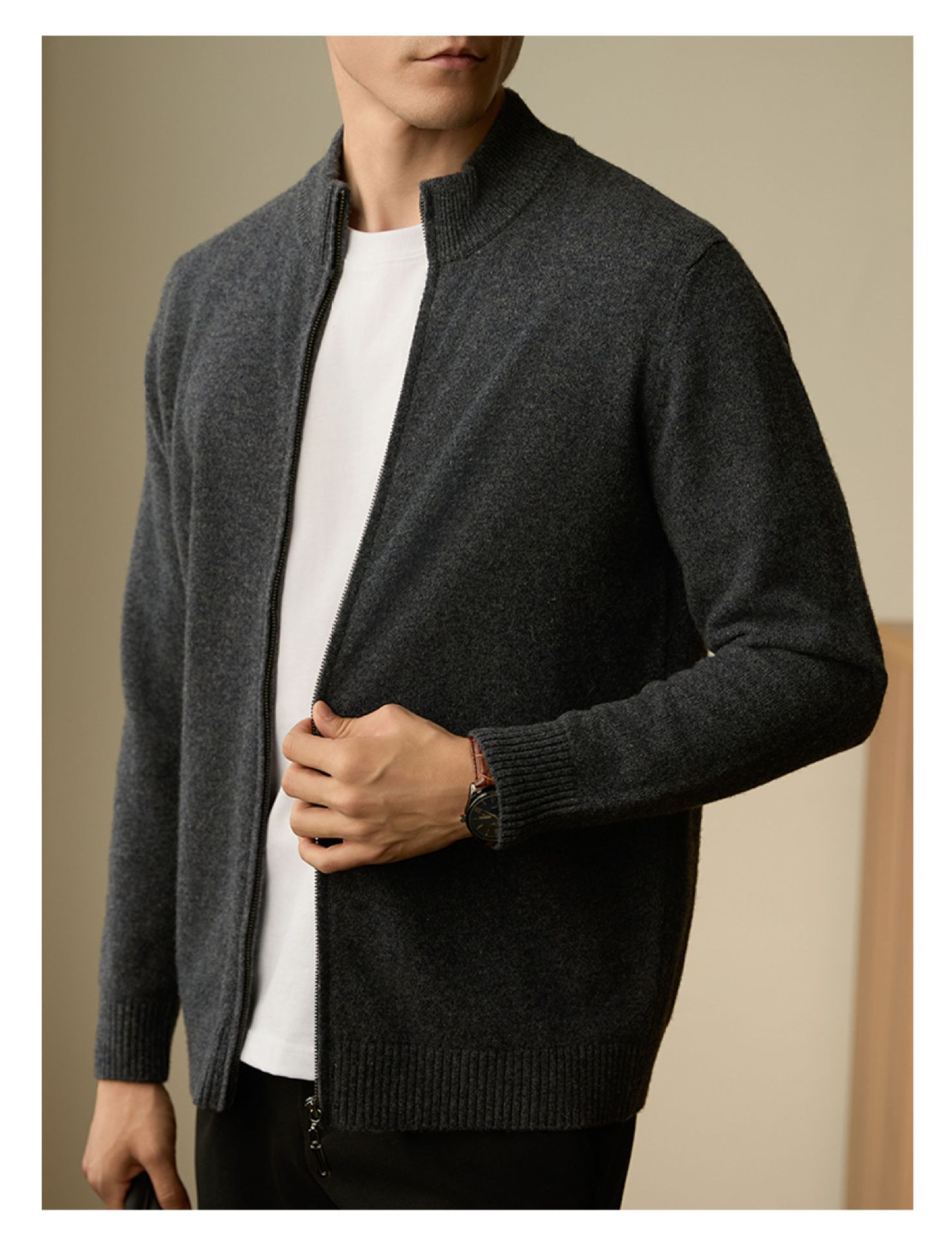 Men's Cardigan Business Casual – Autumn Winter Comfort Jacket