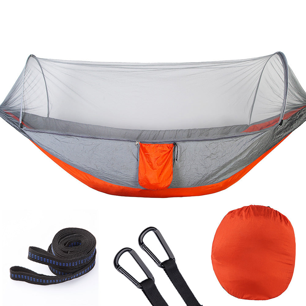 Automatic Camping Hammock with Mosquito Net | Ultralight Double Outdoor Travel Hammock