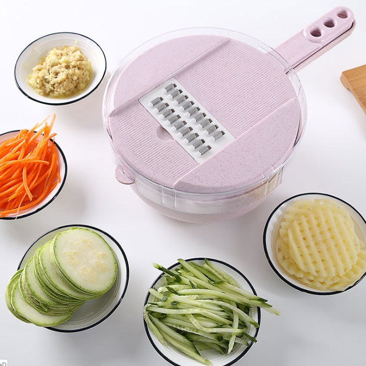 8-in-1 Vegetable Chopper Set | Mandoline Slicer Kitchen Helper