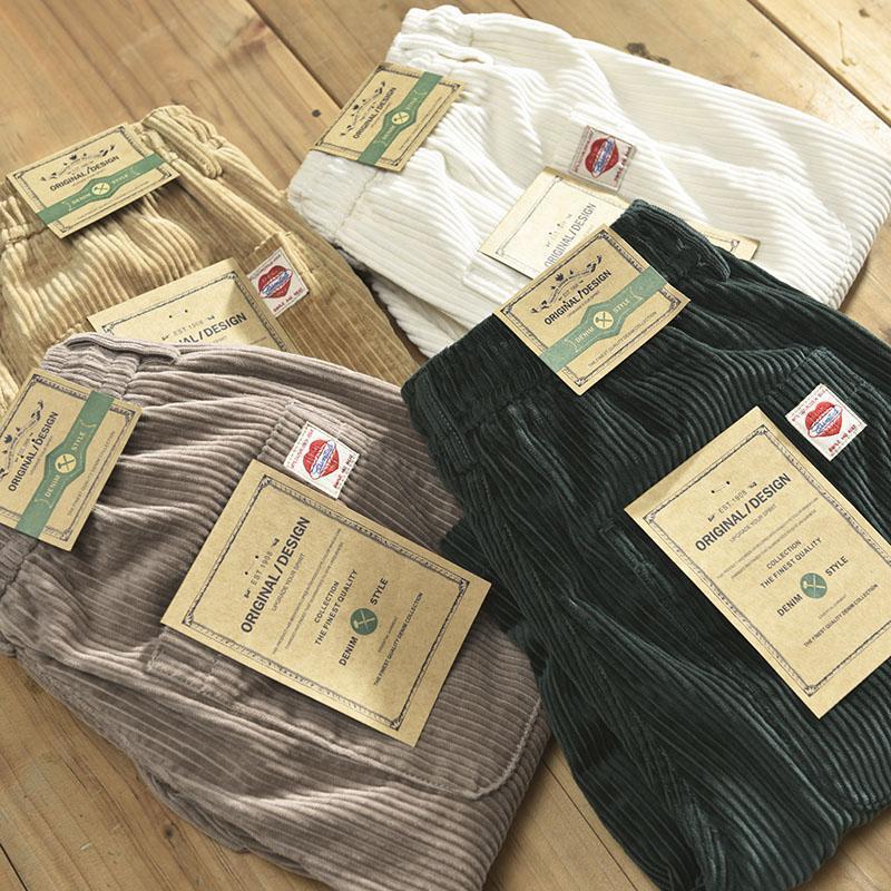 Men's Corduroy Shorts Vintage Style – Fashionable Casual Summer Shorts