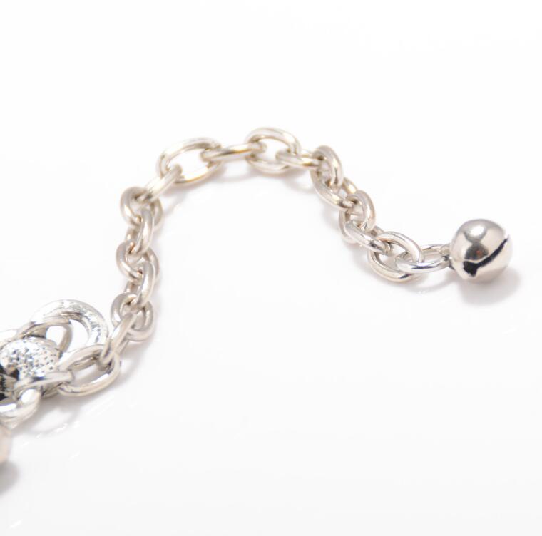Boho Silver Anklet with Bells – Trendy & Summery