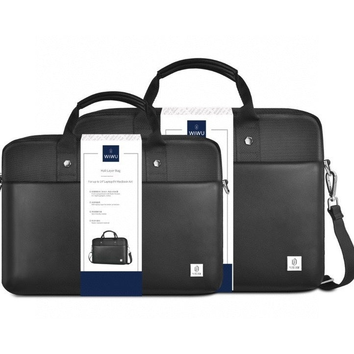 Men's Business Laptop Bag with Multiple Compartments – Large Organizer Bag