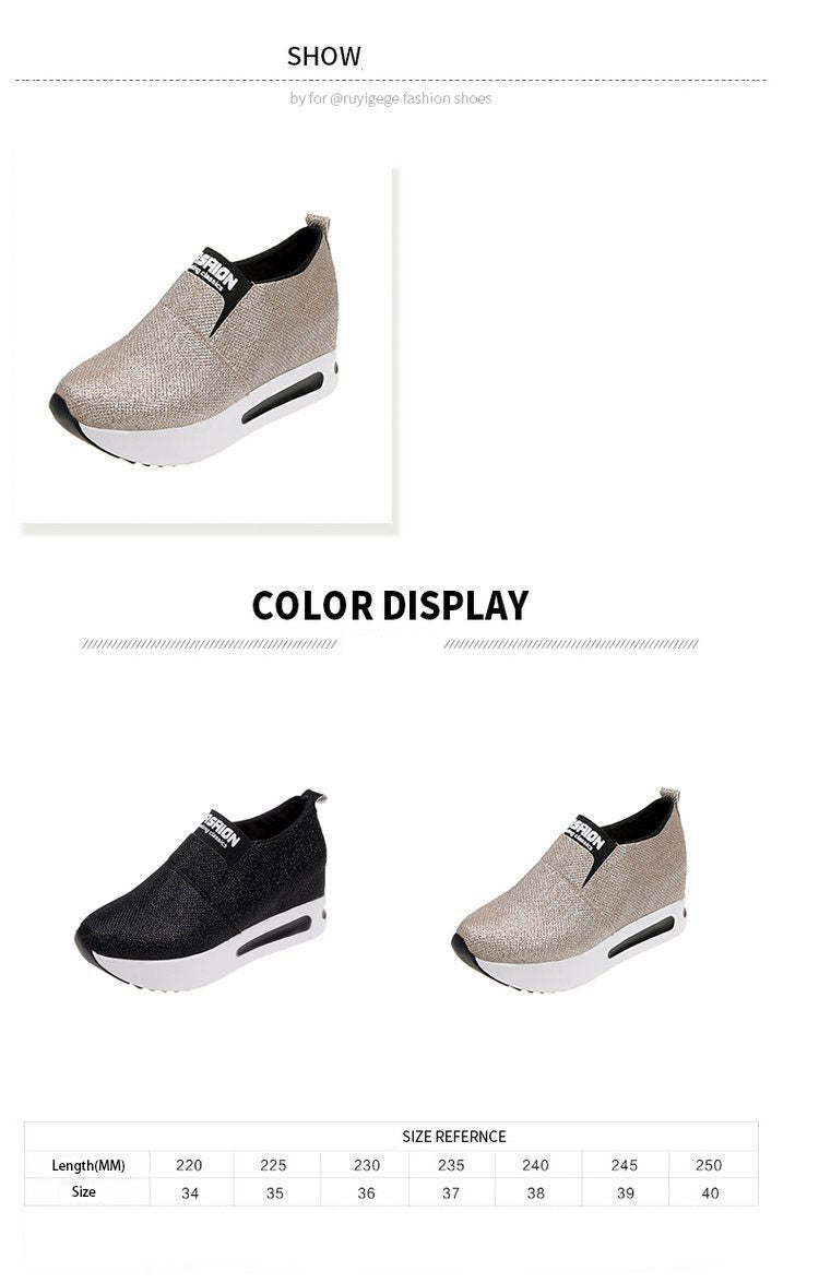 Damen Elegante Sneaker – Stilvolle Fashion Freizeit Schuhe