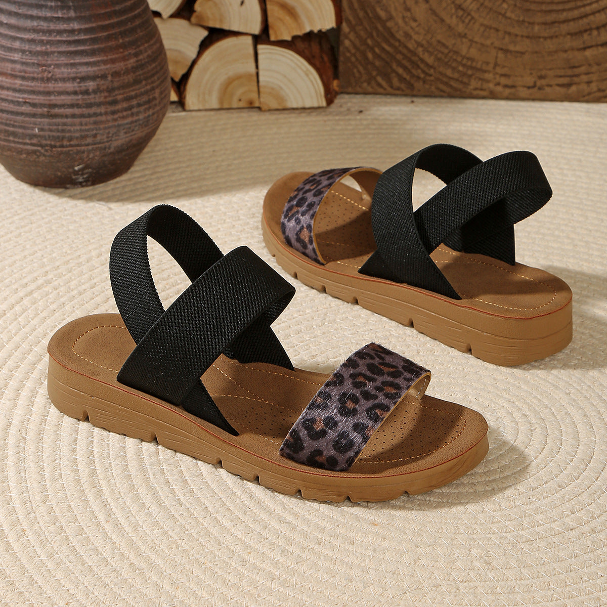 Women's Roman Sandals Elastic – European Trend Summer Shoes
