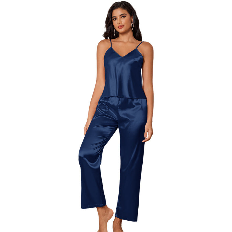 Damen Pyjama Set mit Trägertop & Hose – Locker, bequem & modern
