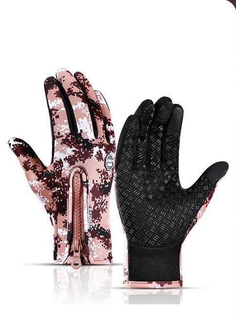 Winter Touchscreen Gloves Waterproof | Motorcycle & Outdoor Fleece Warm Non-slip