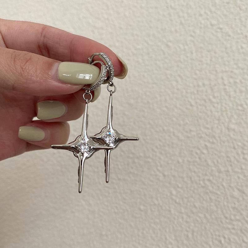 Luxuriöse Lange Designer-Ohrringe – Elegante Minimalistische Ohrhänger