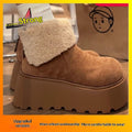 Women's Lined Snow Boots – Vintage Winter Boots with Fleece